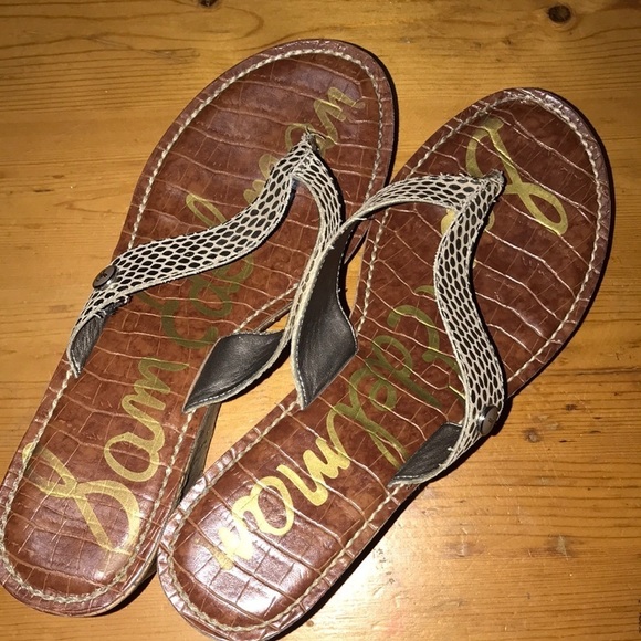 Sam Edelman Romy Wedge Sandals 9 - Picture 1 of 7